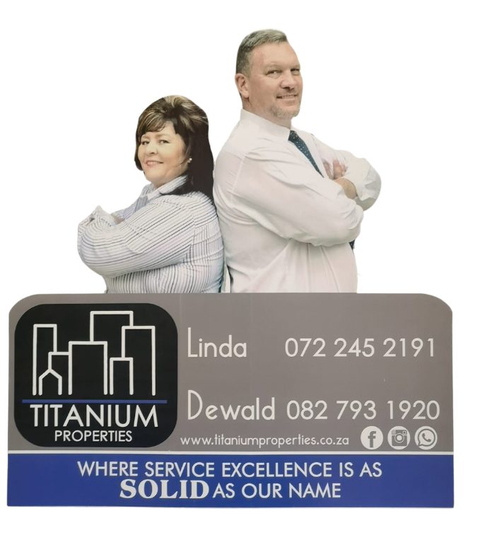 Custom designed and cut out Corex Boards for Titanium Properties