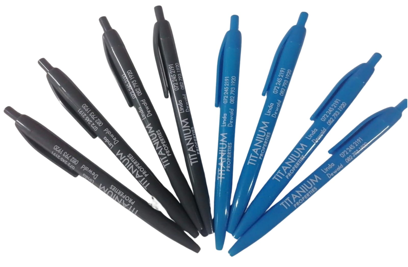Custom Branded Pens for Titanium Properties
