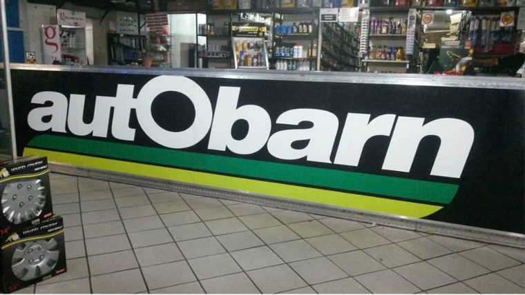 6m Chromadeck sign for service counter